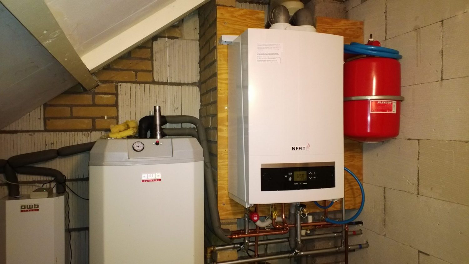 installatie Nefit CV ketel